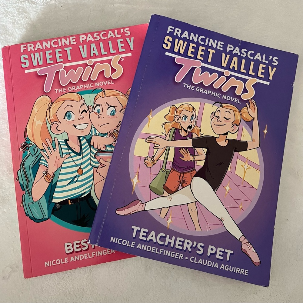 Sweet Valley Twins Graphic Novel Set - Best Friends and Teacher’s Pet